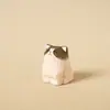 Llavero colgante de talla de madera hecha a mano para llaves de coche de gato, colgante para mochila escolar de mascota linda femenina, regalo para novias, venta al por mayor
