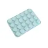 Juego de Moldes Redondos de Silicona de 24 Cavidades Ideal para Hornear Hacer Dulces Chocolates Pasteles y Galletas Antiadherente Fácil de Limpiar Perfecto para Postres y Golosinas Caseras