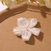 Moda Versátil Estilo Coreano Flor de Rede Brilhante Costurada à Mão Acessórios de Cabelo Simples de Cor Sólida, Acessórios para Cabeça, Corsage, Acessórios para Roupas