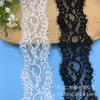 Ribete de Encaje Elástico con Pestañas de 6 cm en Stock del Fabricante, Accesorios de Decoración para Lencería, Ribete de Encaje