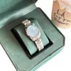 Reloj DAISKA para Mujer Estilo Reina Madre del Oeste Hielo Triturado Azul Polvo de Hielo Triturado Pitaya Reloj de Cuarzo Moda Nicho Reloj para Mujer