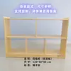 Gabinete de Almacenamiento de Juguetes para Niños de Preescolar Gabinete de Material Didáctico Montessori Estante de Almacenamiento de Esquina Combinación de Madera Maciza Área Esquina Gabinete para Mochilas Escolares