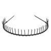 Diadema para Hombre Pasador para Cabello Rizado de Hombre Diadema Deportiva Ola Negro Diadema para Lavarse la Cara Goma para el Cabello de Mujer Pasador para el Cabello Corto Tocado