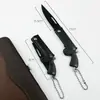 Navaja plegable de exterior cuchillo de exterior exquisito mini cuchillo de fruta de bolsillo portátil de acero inoxidable cuchillo anti-cuerpo al por mayor