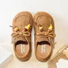 Nuevos zapatos Birkenstock de cobertura total con borlas vintage para niñas, zapatos de princesa para primavera y otoño 2025, mocasines para bebé