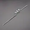 Venda Quente Transfronteiriça Arte de Desenho Animado Canudos em Formato PETG Plástico Curvo Espiral Criativo Fabricante Barato