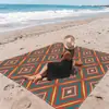 Esterilla de Playa Transfronteriza, Secado Rápido, Repelente al Agua, Esterilla Impermeable a la Humedad, Esterilla de Picnic al Aire Libre, Manta de Campamento