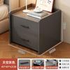 Mesita de noche moderna y sencilla para el hogar, dormitorio, mesita de noche, estante de almacenamiento ligero de lujo, gabinete de almacenamiento de alta gama.