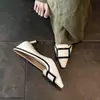 Elegantes Zapatos de Salón Cuadrados para Mujer, Novedad Primavera 2026 Estilo Francés, de Nicho y Elegantes, Adecuados para Combinar con Faldas, Zapatos de Trabajo Bajos de Punta Cuadrada