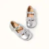 Zapatos de Princesa para Niñas 2026 Nuevo Modelo de Primavera Zapatos de Cuero Blanco para Bebés con Faldas Zapatos Individuales Suaves para Niños para Primavera y Otoño