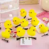 Pinza para el cabello de pato amarillo, accesorio para la cabeza para exteriores para niños, joyería linda, viaje, puesto de venta caliente, transfronterizo, pinza para el cabello de patito
