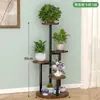 Novo Suporte de Flores de Chão de Múltiplas Camadas para Uso Doméstico na Sala de Estar e Varanda, Rack de Armazenamento de Ferro Forjado, Suporte de Flores Decorativo de Múltiplas Camadas para Interior