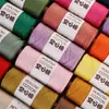 Fio de Algodão Oco 2mm DIY Bolsa de Crochê Bolsa Tecida à Mão Chapéu Fio de Pérola de Fio Redondo Lã