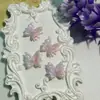Grampo de Cabelo Borboleta Espinhosa Luminosa Color-Blocking Corrente para Celular Chaveiro Materiais Artesanais Acessórios de Joias DIY Atacado