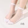 Wanda calcetines de moda transpirables de seda de cristal hasta media pantorrilla medias de cristal japonesas calcetines transparentes calcetines de seda de cristal al por mayor