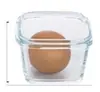 Tigela de Vidro Transparente Espessada Resistente ao Calor Micro-ondas Cozinha Doméstica Tigela para Macarrão Instantâneo Tigela para Salada de Frutas e Vegetais Grande Capacidade
