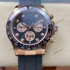 Reloj para Hombre Rolex Daytona Serie 40mm Multifuncional Cronógrafo Incrustado de Diamantes Mecánico Totalmente Automático Aliexpress