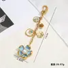 Corrente de Suspensão Estilo Ins de Aço Inoxidável Feita à Mão DIY com Concha, Estrela-do-mar, Golfinho Chaveiro Pingente para Celular e Bolsa