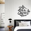 Decoração Mural de Parede Pendente de Parede de Ferro Pintura Sala de Estar Artesanato em Metal Adesivos de Parede Casual Moderno Pingente para Casa