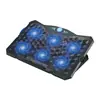 F62Pius Base Refrigeradora para Laptop con Altura Ajustable, Seis Ventiladores, Velocidad de Viento Ajustable, Luz RGB de Colores