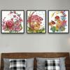 FONTE fabricantes ponto cruz pequeno caracol e belas flores pintura decorativa sala de estar pequeno bordado atacado fornecimento comércio exterior