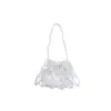 Bolsa de Palha Estilo Coreano Estilo Ins de Aparência Sofisticada para Mulheres Nova Bolsa de Balde Estilo Fada Mini Acessórios Versáteis Bolsa de Festa