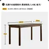 Mesa de Cerejeira para Estudante Mesa de Estudo para Computador de Madeira Maciça Estilo Nórdico para Casa Retangular Estilo Japonês Simples Pequena Mesa de Trabalho