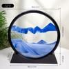 Pintura de Areia Movediça 3D 12 polegadas Enfeites de Mesa Decoração para Sala de Estar em Casa Escritório Artesanato Decorações de Pintura de Areia Movediça Ecológica