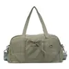 Bolso de Hombro Transfronterizo de Gran Capacidad, Bolsa de Equipaje para Viajes de Corta Distancia, Separación Seco y Húmedo, Bolsa de Fitness Impermeable y Resistente al Desgaste con Barra de Tracción
