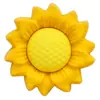 Flores Coloridas Adesivos de Borracha Macia 3D Decorações Planas para Capas de Celular Papelaria Acessórios de PVC 3D Acessórios para Joias DIY