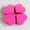 Puff de Maquiagem para Comércio Exterior Formato de Coração Não Latex Aumentável com Água Esponja Maior Puff de Maquiagem Puff Dupla Face Seco e Úmido