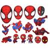 Parches de ropa de dibujos animados, pegatinas de tela, parches decorativos para pantalones, pegatinas bordadas para niños.