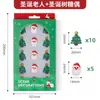 Decoração de Bolo de Natal Contas de Açúcar Atacado Basto de Natal Comestível Contas de Floco de Neve Azul e Branco Ingredientes para Assar Sobremesas