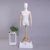 Mannequin de meio corpo para loja de roupas, manequim de meio corpo feminino para exposição de roupas, suporte de exibição vintage em madeira maciça