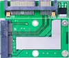 Tarjeta Adaptadora Msata a Sata 2.5 pulgadas Mini Pci-Essd Tarjeta Adaptadora de Disco Duro Tarjeta de Expansión Sata de Media Altura