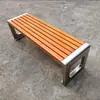 Banco al Aire Libre Acero Inoxidable Acabado Taburete Parque Fábrica Punto Asiento Comunitario Paisaje Creativo Patio de Ocio