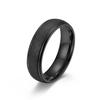 Anillo de acero inoxidable estilo europeo y americano, simple, interior y exterior, anillo de presión con forma de arco, acero de titanio chapado en oro de 18 quilates, anillo de sexo neutro para hombre y mujer, estilo frío