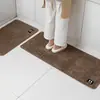 Alfombra de Cocina Larga Resistente a Manchas, Felpudo de Entrada de Baño, Alfombrilla Antideslizante para Inodoro, Alfombrilla Absorbente para Baño