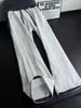Calça de moletom xadrez patchwork estilo americano para homens, nova coleção 2026, de alta qualidade, modelagem solta, perna reta, calça longa casual versátil de perna larga