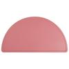 Mantel Semircircular de Silicona Transfronterizo Impermeable y Antideslizante Color Sólido Mantel de Mesa para Niños Mantel Aislante para Comida Occidental Posavasos Grueso para Platos y Tazones