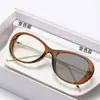 Nuevas Gafas de Miopía Fotocromáticas Ovaladas para Mujer, Estilo de Alta Gama, Mismo Estilo que en Xiaohongshu, Gafas de Miopía con Bloqueo de Luz Azul