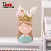 Portalápices de Princesa de Cuento de Hadas y Príncipe Almacenamiento Creativo Adornos de Escritorio Lindo Dibujo Animado Estante de Almacenamiento para Estudiantes Regalo con Corazón de Niña