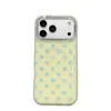 Borda com diamantes, capa simples de bolinhas para iPhone 18 Promax, adequada para 17 Pro magnética de camada dupla 16 Pro/15