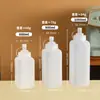Botella grande de apretar de calibre grande, botella de plástico para mermelada, botella para aderezo de ensalada, botella de apretar para aceite doméstico, botella de apretar para salsa de cocina