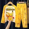 Novos Pijamas Infantis 2026 para Meninos e Meninas, Conjunto de Pijama Cartoon Capivara com Manga Longa e Calça Longa