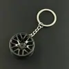[Jiayi] Llavero de modificación de coche transfronterizo redondo hierba de cinco hojas rueda de loto aleación de zinc accesorios metal