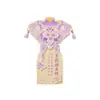 Día del Maestro Estilo Chino Qipao Tarjeta de Felicitación Hecha a Mano DIY Materiales para Niños Pequeños Creativo Estilo Antiguo Qipao 3D Mensaje para Maestro