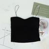 Camisola de algodón puro para niña, con hermosa espalda descubierta y pantalones cortos a la moda.