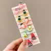 Ligas para el Cabello Lindas de Dibujos Animados para Niños, Bandas para el Cabello de Bebé que No Dañan el Cabello, Buena Elasticidad, Ligas para el Cabello de Bebé para Niñas, Anillos para el Cabello del Tamaño de un Pulgar, Accesorios para el Cabello