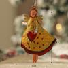 Pingente de sino de natal vintage boneco de neve de ferro velho pingente de sino decoração de árvore de natal pingente enfeite de natal